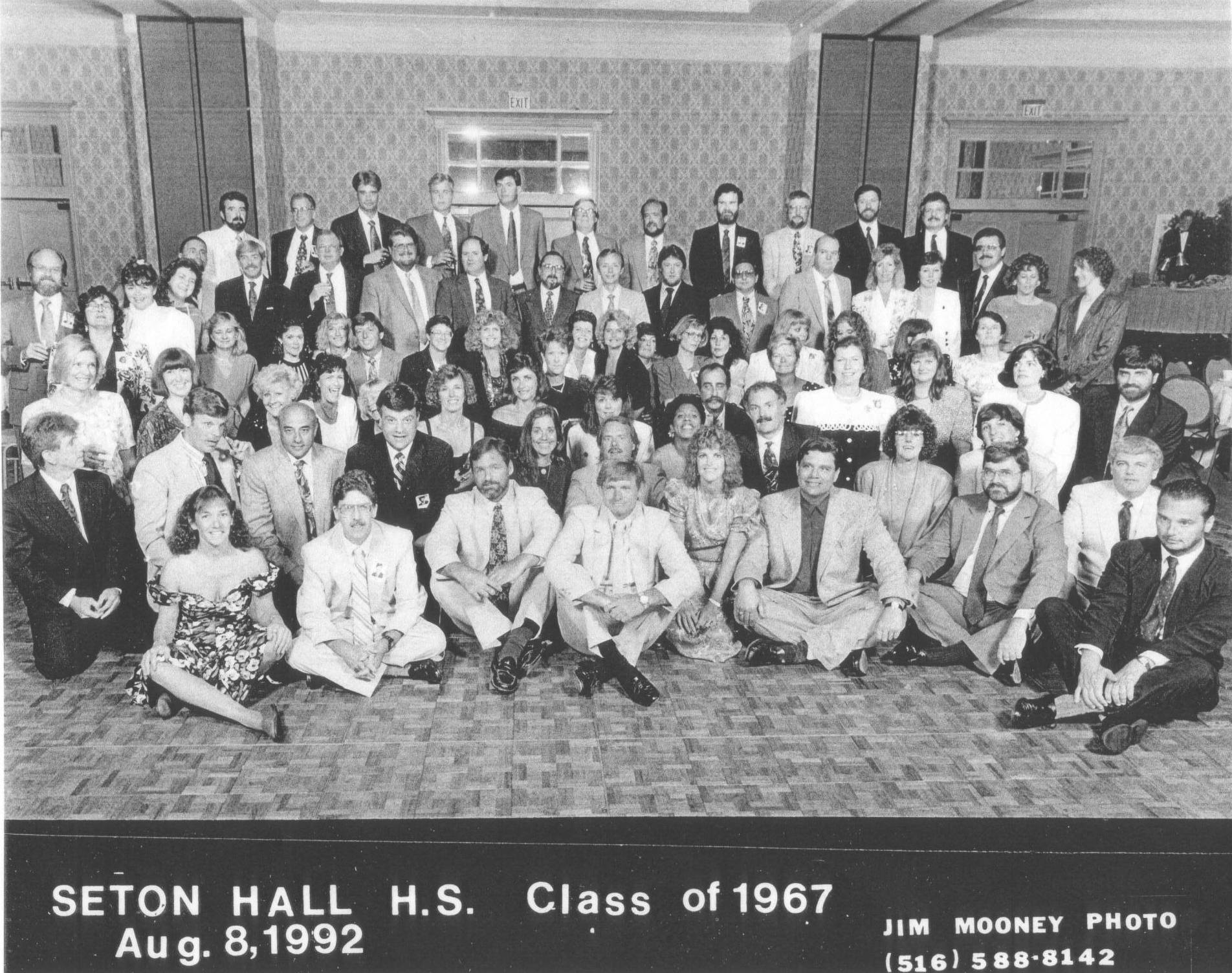 Seton Hall Class Of 1967 25th Reunion